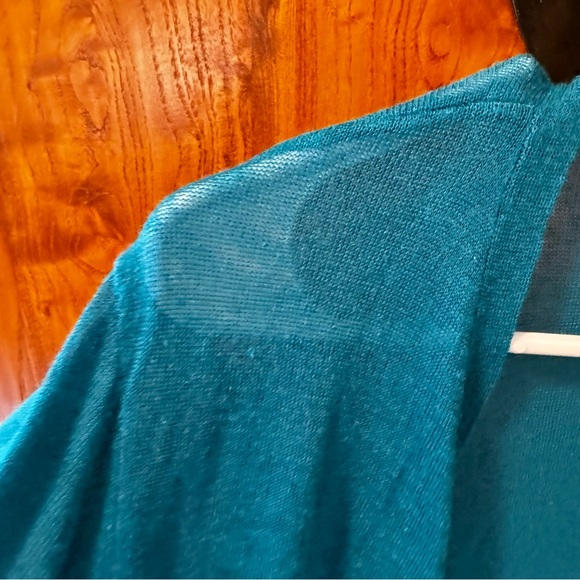 NWT Deep teal lightweight cardigan Chico's Size 2 Large - Picture 5 of 8